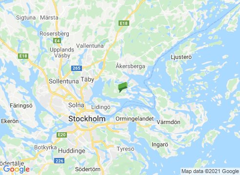 Bogesunds slott och vandrarhem samt Vaxholm.