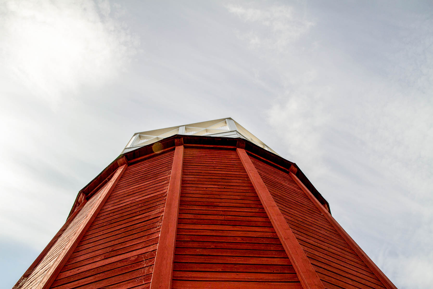 Trapporna är inuti.